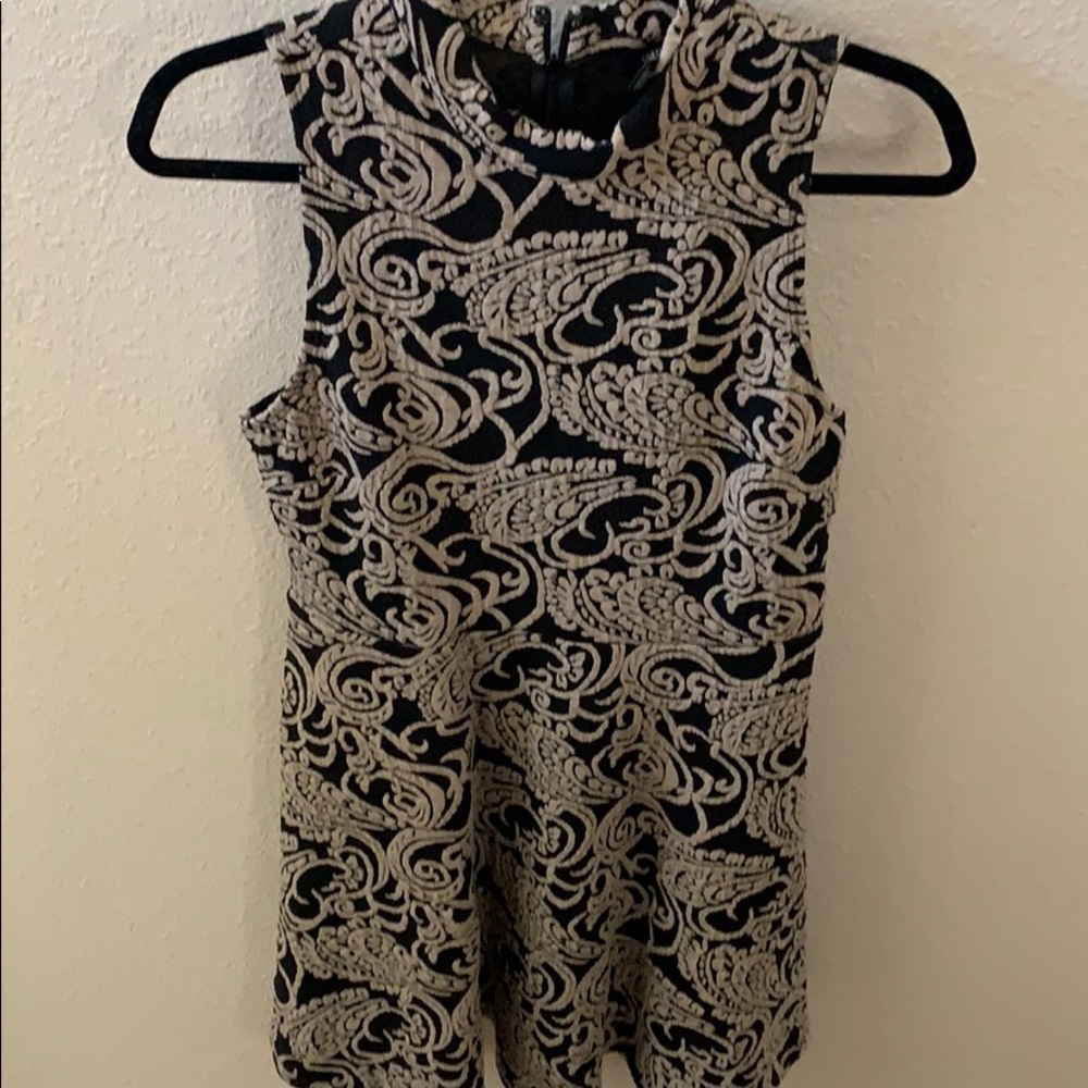 Black and tan dress